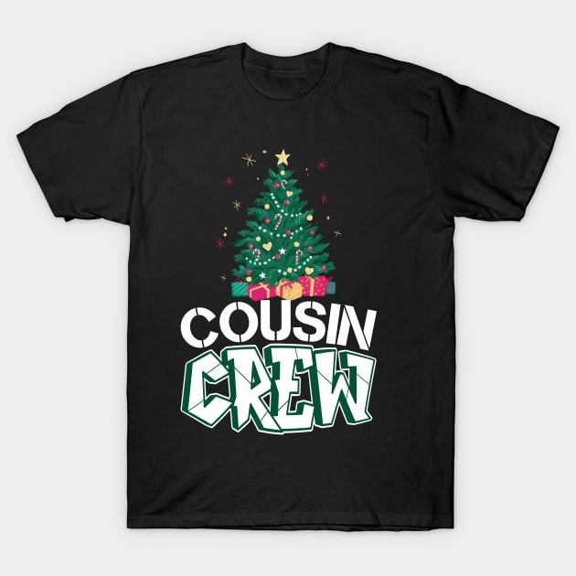 Christmas Cousin Crew Santa Hat Men Women Kids T-Shirt by click2print